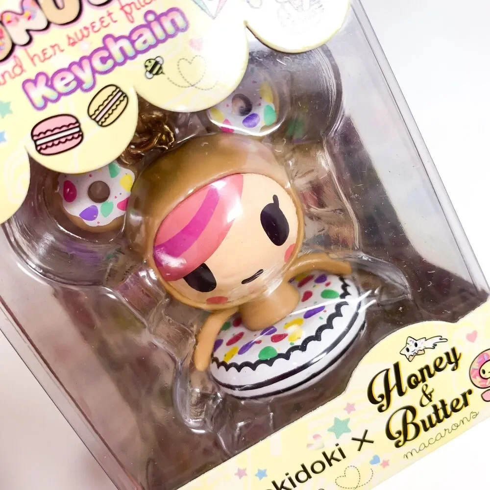 tokidoki x Honey & Butter Exclusive Donutella Collectible Keychain 2018, NIB